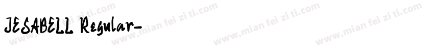 JESABELL Regular字体转换